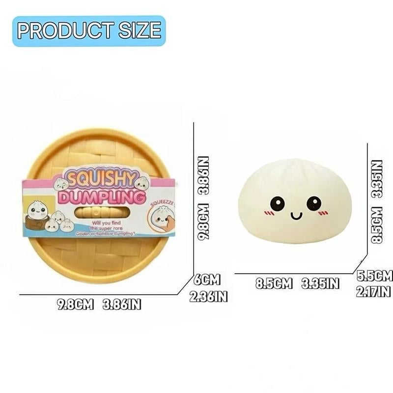 2026 Kawaii Dumpling Squishy Blind Box: The Ultimate Basket Stuffer & Party Favor - A926