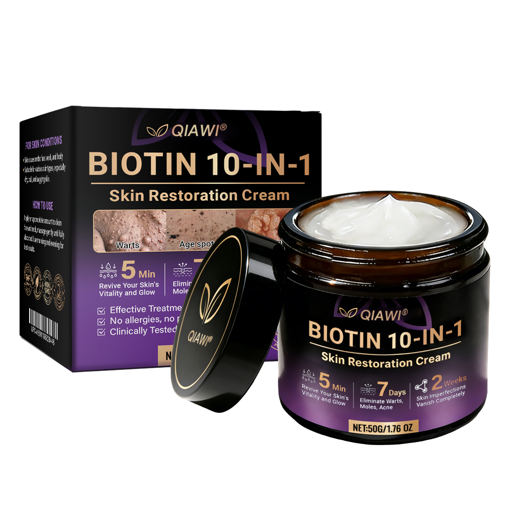 Hergestellt und versendet aus den USA ✨ QIAWI® Biotin 10-in-1 Skin Restoration Cream 🍀-H1