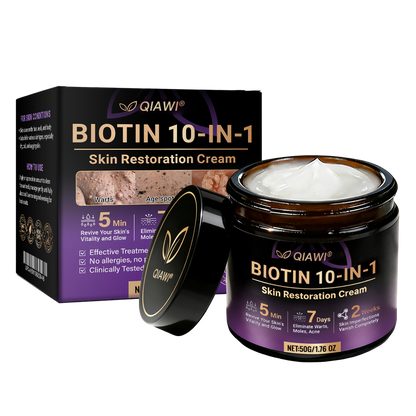 Hergestellt und versendet aus den USA ✨ QIAWI® Biotin 10-in-1 Skin Restoration Cream 🍀-H1