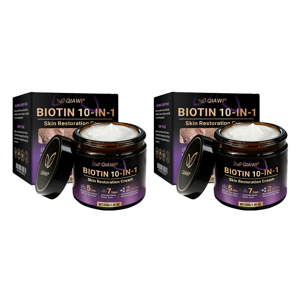 Hergestellt und versendet aus den USA ✨ QIAWI® Biotin 10-in-1 Skin Restoration Cream 🍀-H1