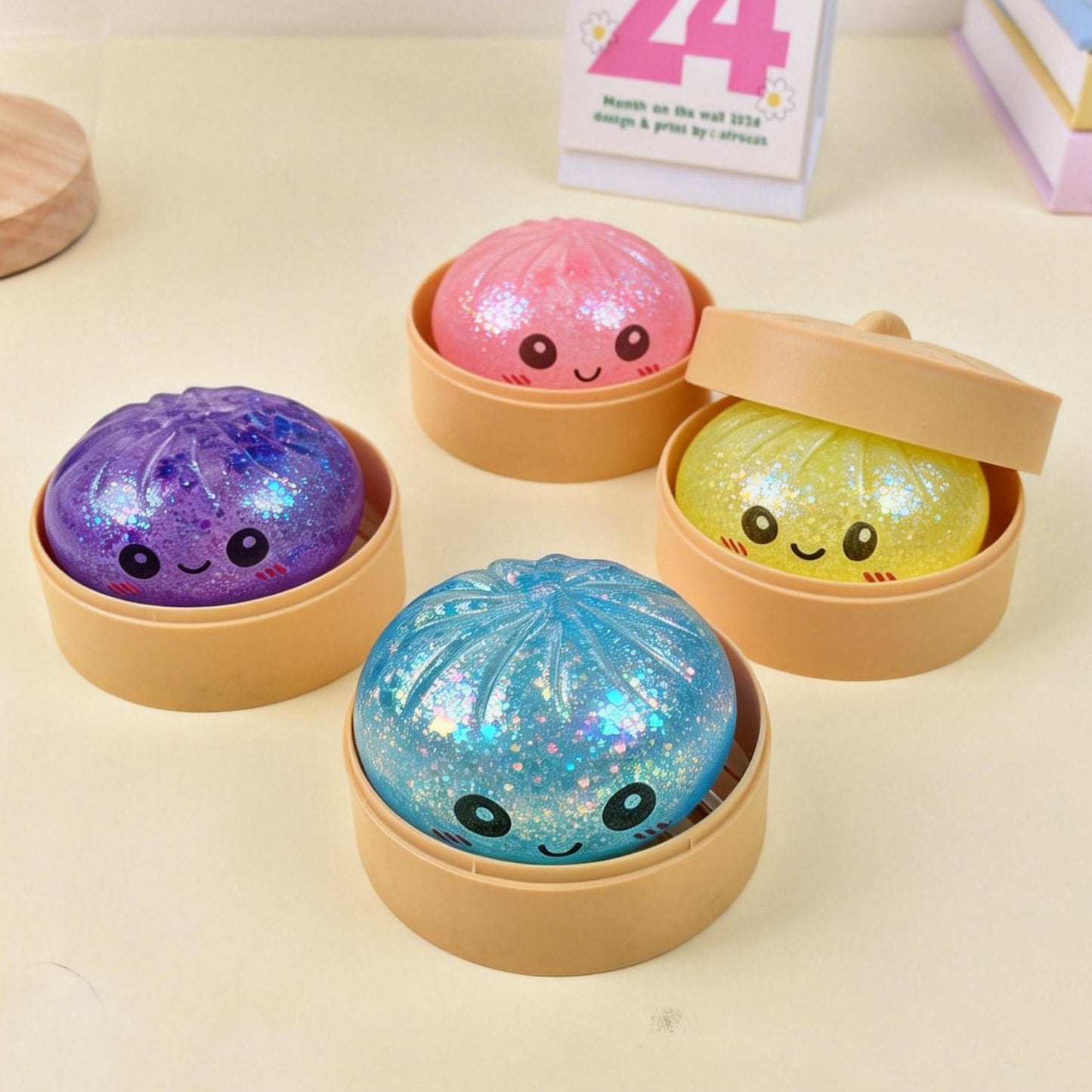 2026 Kawaii Dumpling Squishy Blind Box: The Ultimate Basket Stuffer & Party Favor - A926