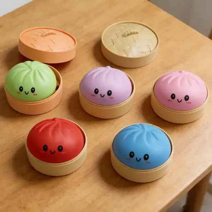 2026 Kawaii Dumpling Squishy Blind Box: The Ultimate Basket Stuffer & Party Favor - A926