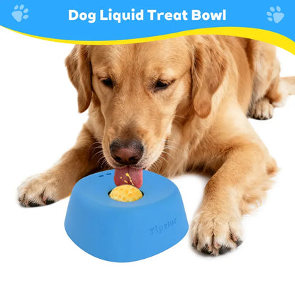 🔥HOT SALE 49% OFF🌟Slow Feeder Dog Bowls for Liquid Treat🔥Built-in Rolling Ball🌟No Spill Bone Broth Dog Licking Bowl⚡Multi-Purpose Puppy Yogurt Feeder Bowl for All Breeds Dietary Supplement/Post-op Nutrition Feeding.valentines gift for pets-TJY