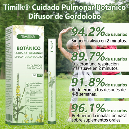 ❤️🎉Timilk®BOTÁNICO CUIDADO PULMONAR DIFUSOR DE GORDOLOBO-923