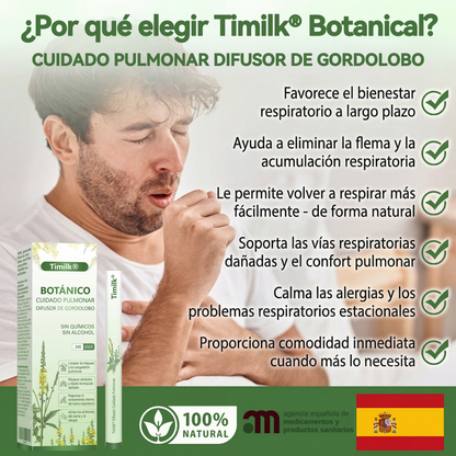 ❤️🎉Timilk®BOTÁNICO CUIDADO PULMONAR DIFUSOR DE GORDOLOBO-923