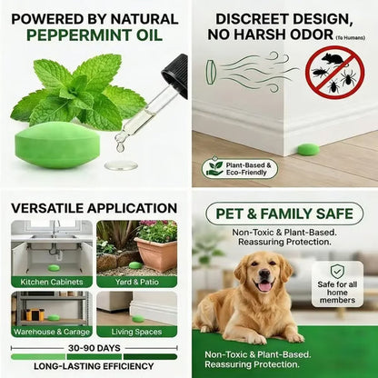 🔥12 - Pack Popular Natural Rodent Repellent Balls🐀 Infused with peppermint and lemon oil these balls effectively deter squirrels rats spiders and other pests-ABB8
