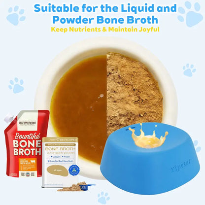 🔥HOT SALE 49% OFF🌟Slow Feeder Dog Bowls for Liquid Treat🔥Built-in Rolling Ball🌟No Spill Bone Broth Dog Licking Bowl⚡Multi-Purpose Puppy Yogurt Feeder Bowl for All Breeds Dietary Supplement/Post-op Nutrition Feeding.valentines gift for pets-TJY