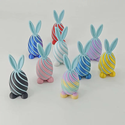 🐰🐣Easter Exclusive Blind Box-Spiral Unzip Rabbit Egg Toy✨ Dispatched in Random Colors-ABB8