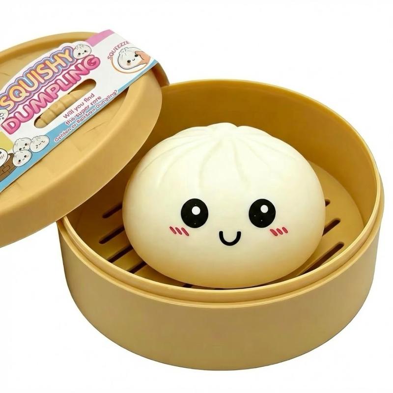 2026 Kawaii Dumpling Squishy Blind Box: The Ultimate Basket Stuffer & Party Favor - A926
