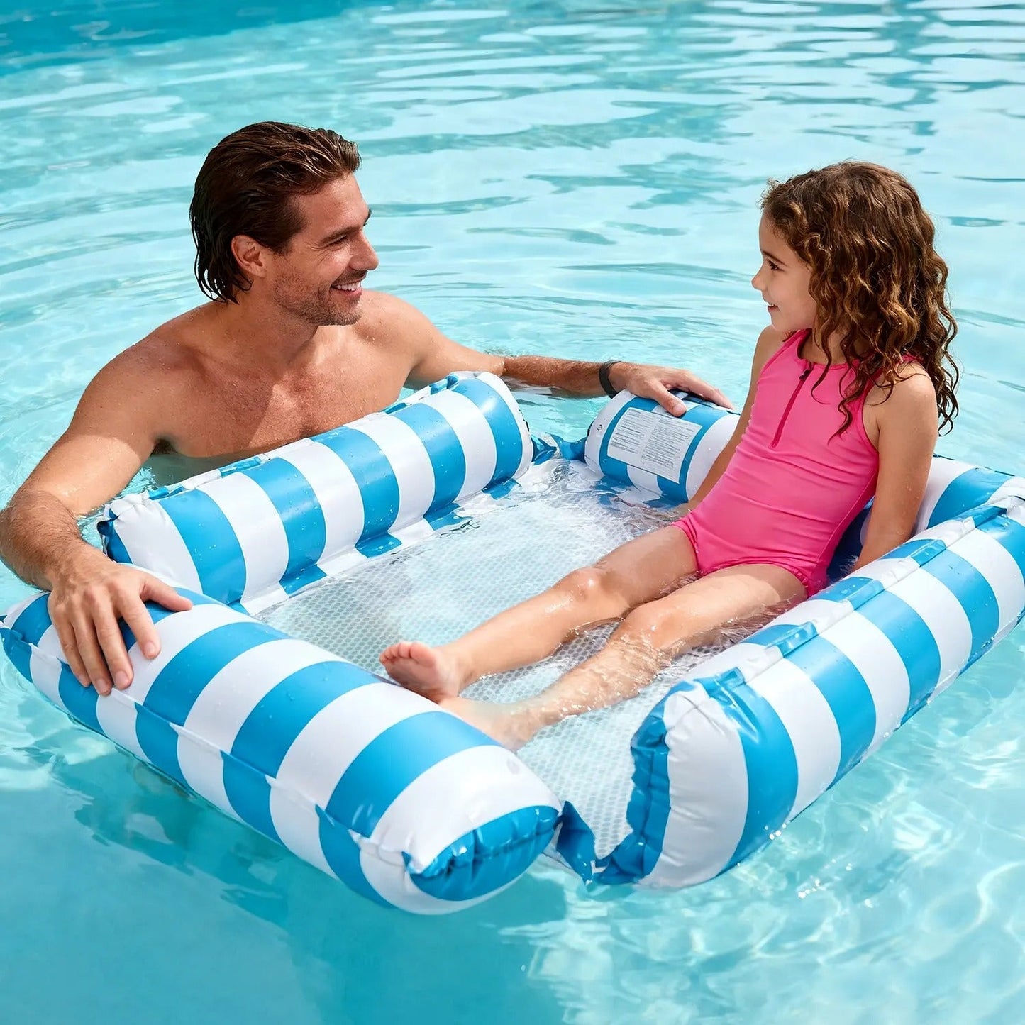 🎁 KAUFE 1, ERHALTE 1 KOSTENLOS 🎉4-in-1 Aufblasbare Pool-Hängematte – Treiben, Faulenzen & Entspannen überall – ABB8(X)