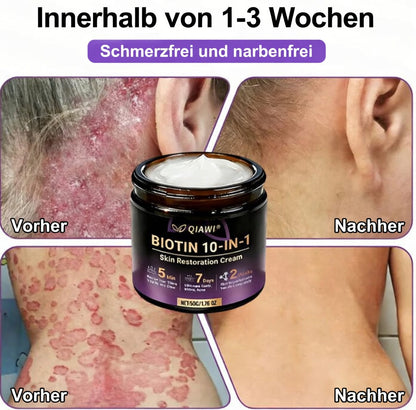 Hergestellt und versendet aus den USA ✨ QIAWI® Biotin 10-in-1 Skin Restoration Cream 🍀-H1