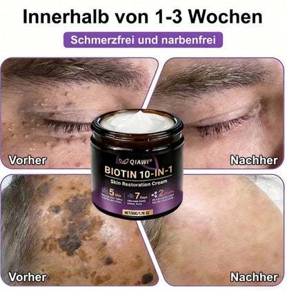 Hergestellt und versendet aus den USA ✨ QIAWI® Biotin 10-in-1 Skin Restoration Cream 🍀-H1