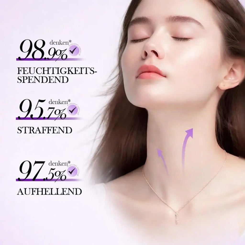 🔥Kaufe 1, erhalte 1 kostenlos🎁Kollagen-Fullerene-Festigungs-Halscreme – Reduziert Falten und Doppelkinn, Fünf Rollen für eine umfassende Massage(X1）-ABB8